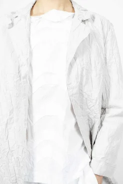 Washed Coat White Sand