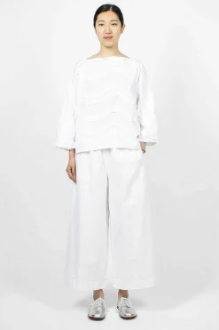 Wave Raw Cut Top White