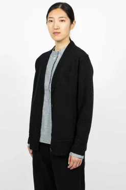 Welt Pocket Cardigan Black