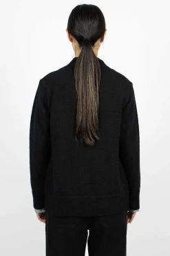 Welt Pocket Cardigan Black