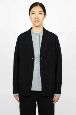 Welt Pocket Cardigan Black