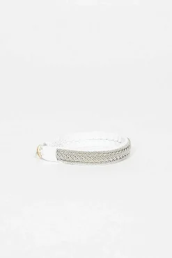 White Hide B Bracelet