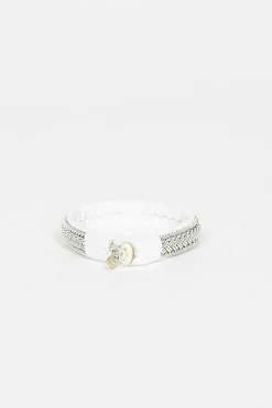 White Hide B Bracelet