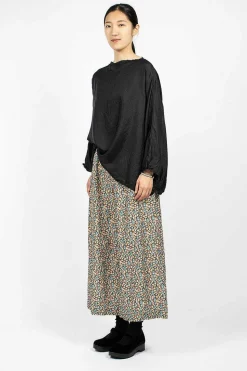 Wide Pyjama Trousers Floral Blue/Red/Orange
