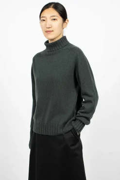Wide Rollneck Knit Spruce