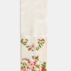 Wreath Printed Socks Cream