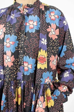 Yuki Dress Printed Black