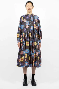 Yuki Dress Printed Black