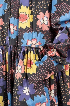 Yuki Dress Printed Black