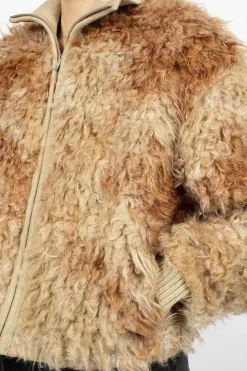 Zip Jacket Brown/Beige