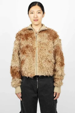 Zip Jacket Brown/Beige
